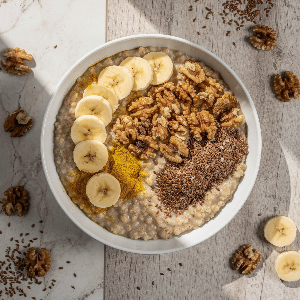 Banana Steel-cut oats Bowl #46