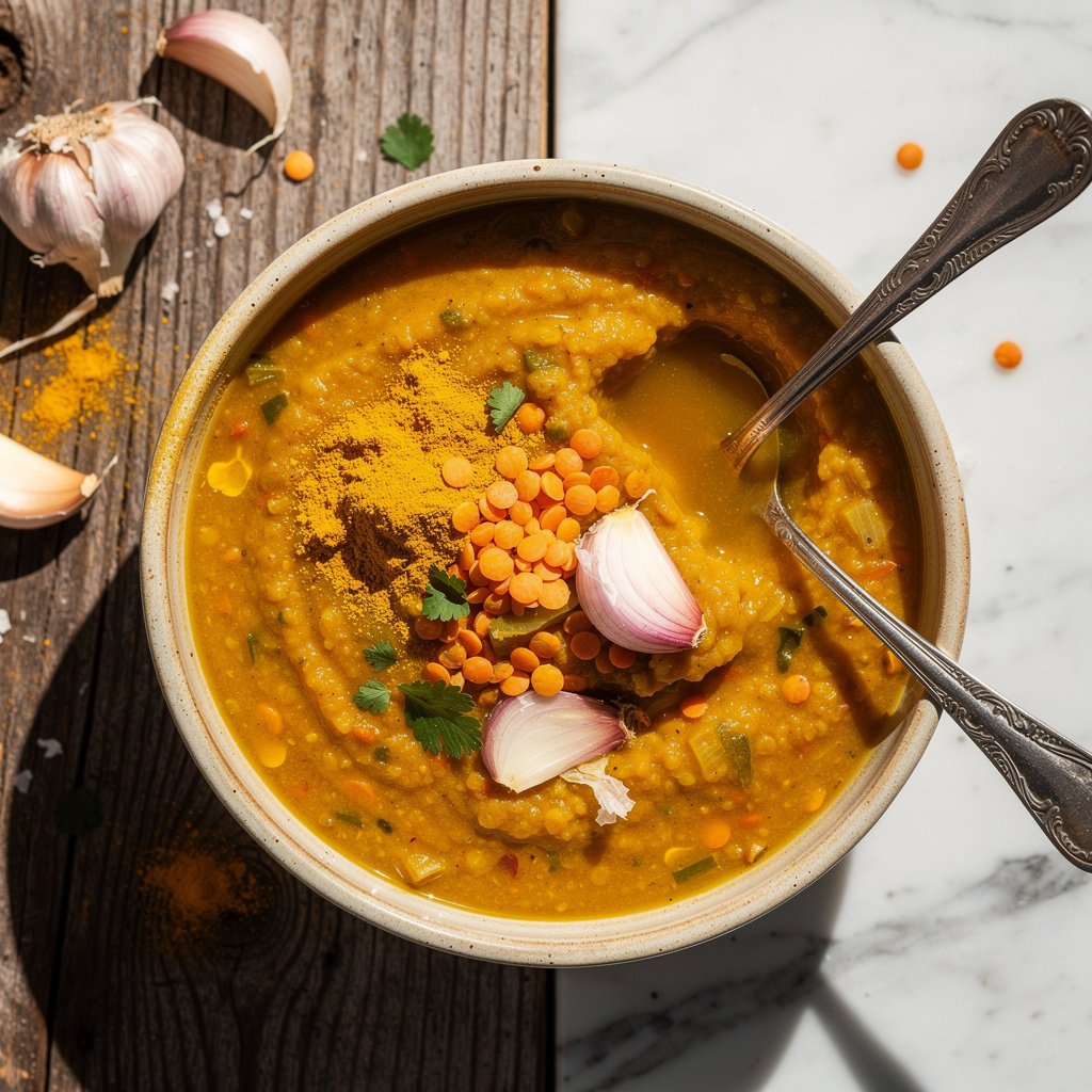 Turmeric Lentil Soup