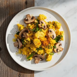 Eggs & Mushrooms Breakfast Scramble #19