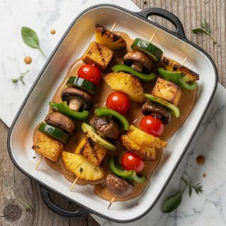 Vegetable Kabobs (Tofu Skewers)