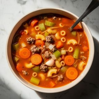 Vegetable Hamburger Soup