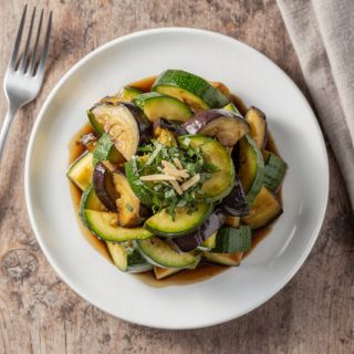 Eggplant Zucchini Stir-Fry