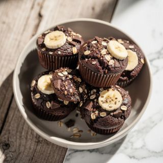 Dark Chocolate High-Protein Muffins