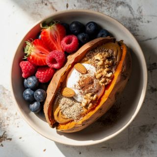 Stuffed Breakfast Sweet Potato