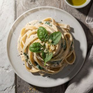 Fettuccine Tofu “Alfredo”
