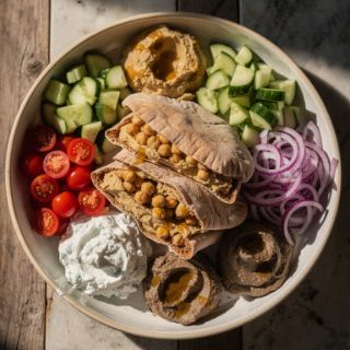 Mediterranean Stuffed Pita