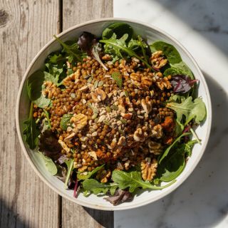 Lentil Taco Salad