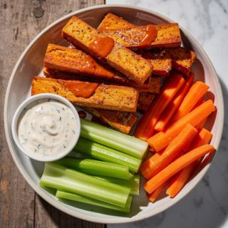 Buffalo-Style Tofu Strips