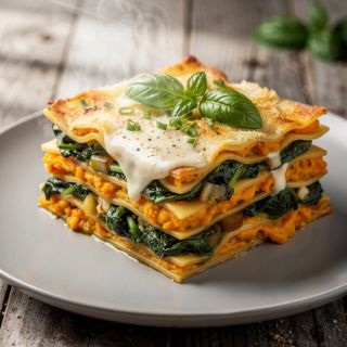 Butternut Squash & Spinach Lasagna
