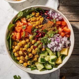 Chickpea Chaat Salad