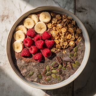Chocolate Chia Breakfast Pudding