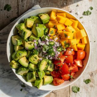 Chunky Avocado Mango Salsa
