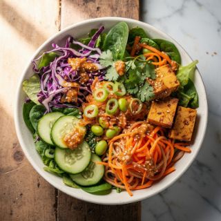 Kimchi Vinaigrette Mixed Salad