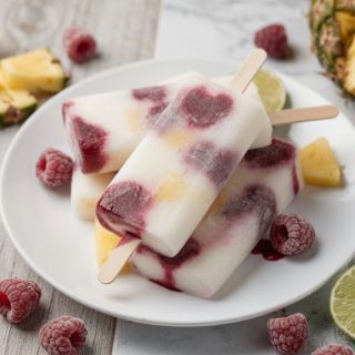 Tropical Coconut Popsicles