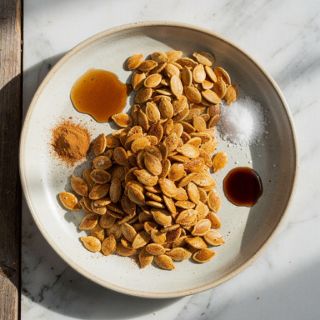 Maple Cinnamon Pumpkin Seeds
