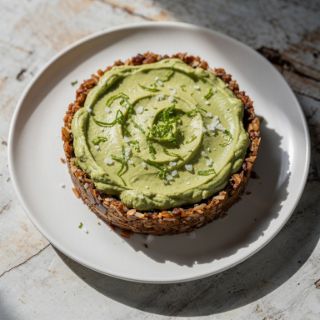Lime and Avocado Tart