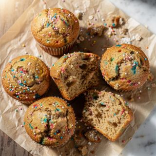 Gluten-Free Funfetti Muffins