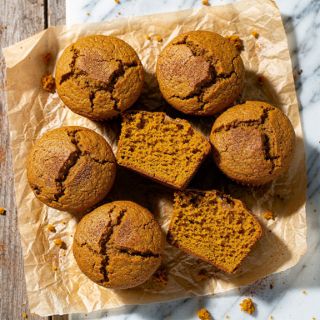 Flourless Pumpkin Muffins
