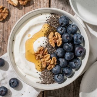 Blueberries Greek Yogurt Bowl #33