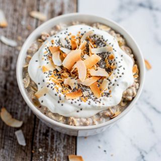 Coconut Cream Pie Overnight Oats