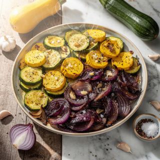Roasted Zucchini and Squash