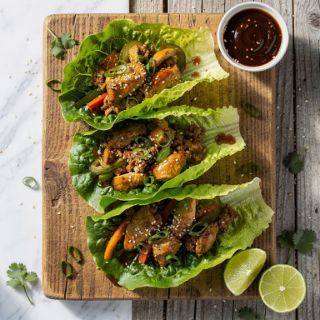 Asian Chicken Lettuce Wraps