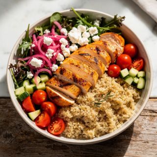 Grilled Chicken and Quinoa Bowl