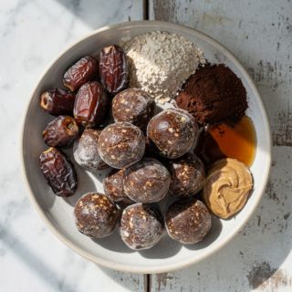 Chocolate Peppermint Protein Balls
