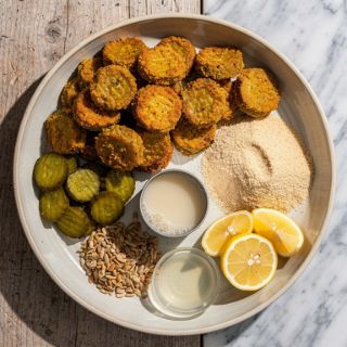 Gluten-Free Air-Fried Pickles