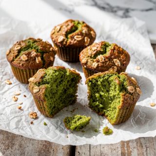 Gluten-Free Matcha Muffins