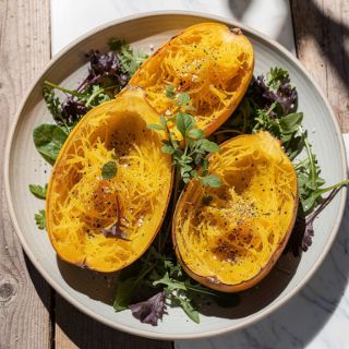 EASY Roasted Spaghetti Squash