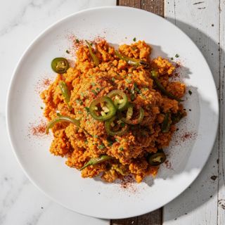One Pan Creamy Mexican Cauliflower Rice