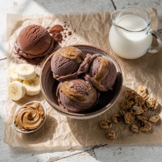 Chocolate Peanut Butter Ninja Creami Protein Ice Cream