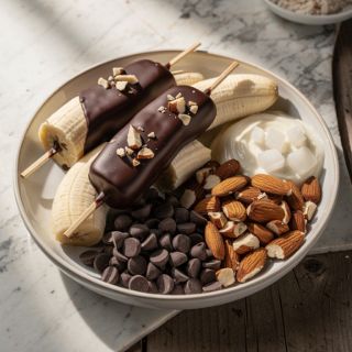 Frozen Chocolate Covered Bananas