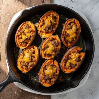 Healthy Sweet Potato Skins