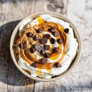 Peanut Butter Greek Yogurt Bites