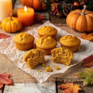 Pumpkin Cornbread Muffins