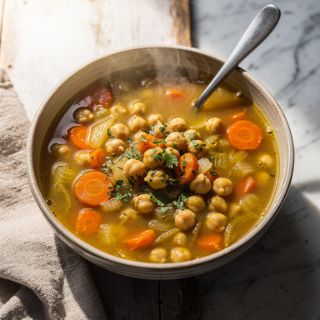 Chickpeas & Carrots Soup #13