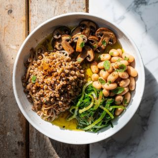 Buckwheat Bowl with White beans & Mushrooms #21